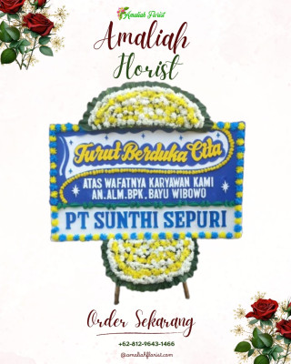 Papan Bunga Duka di Hegarmanah