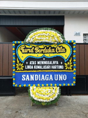Papan Bunga Duka di Hegarmanah